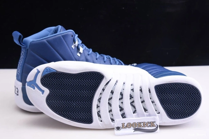 Kicktheory Stone Blue Air 130690-404 Jordan 12 Retro 0818